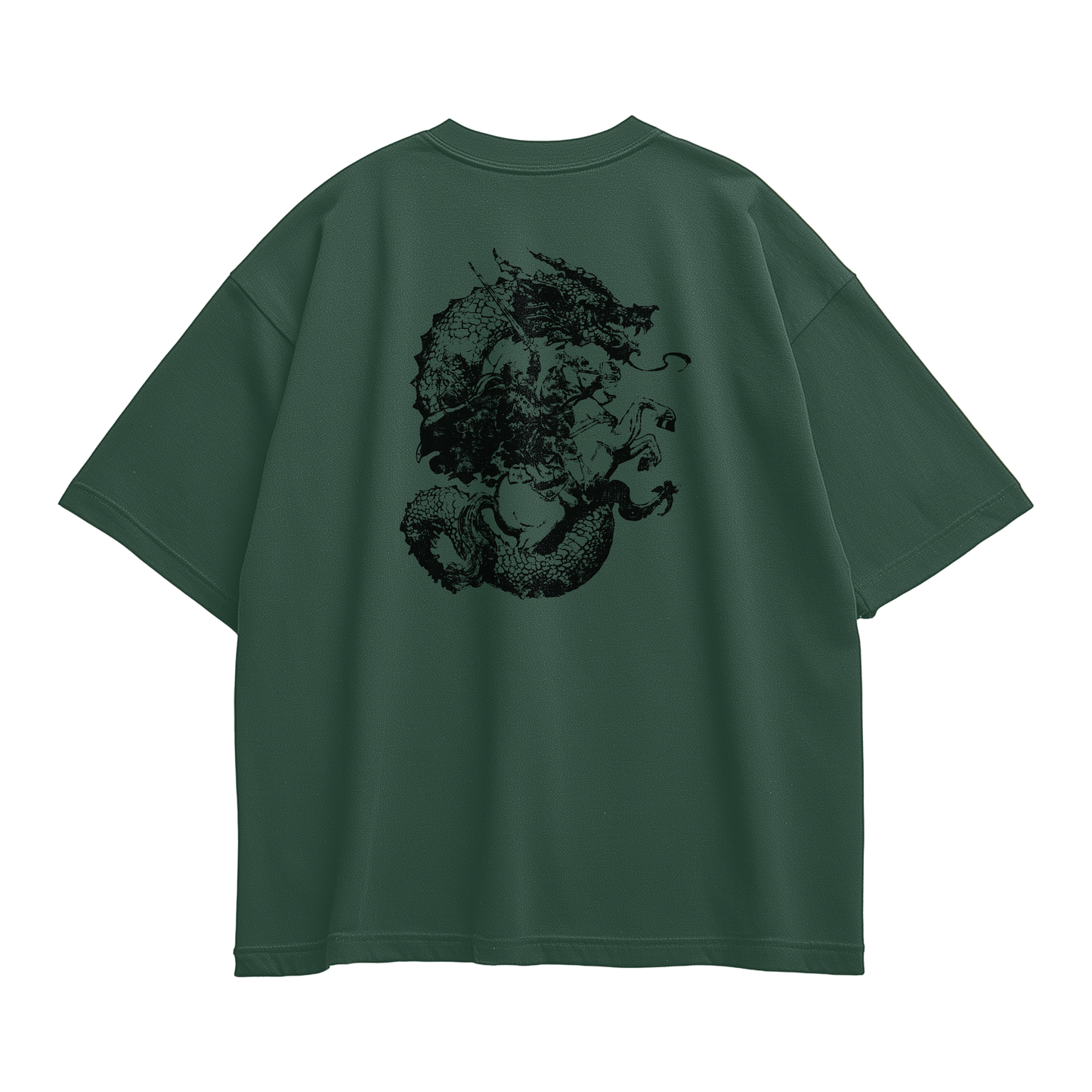 CONQUEST OF THE DRAGON OVERSIZED FOREST T-SHIRT