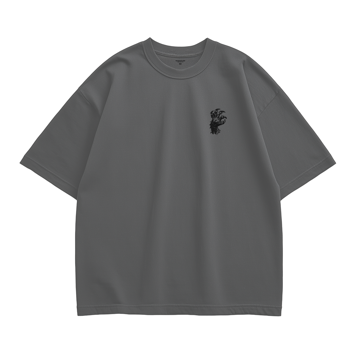 CONQUEST OF THE DRAGON OVERSIZED GREY T-SHIRT