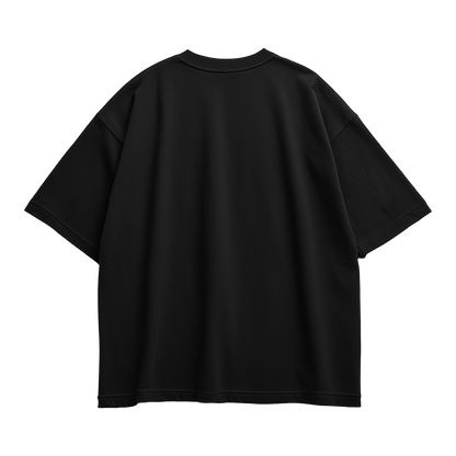 THE TITAN'S RESPITE OVERSIZED BLACK T-SHIRT